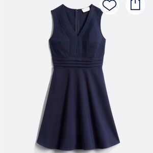 Mystic Navy Sleeveless Mini Dress